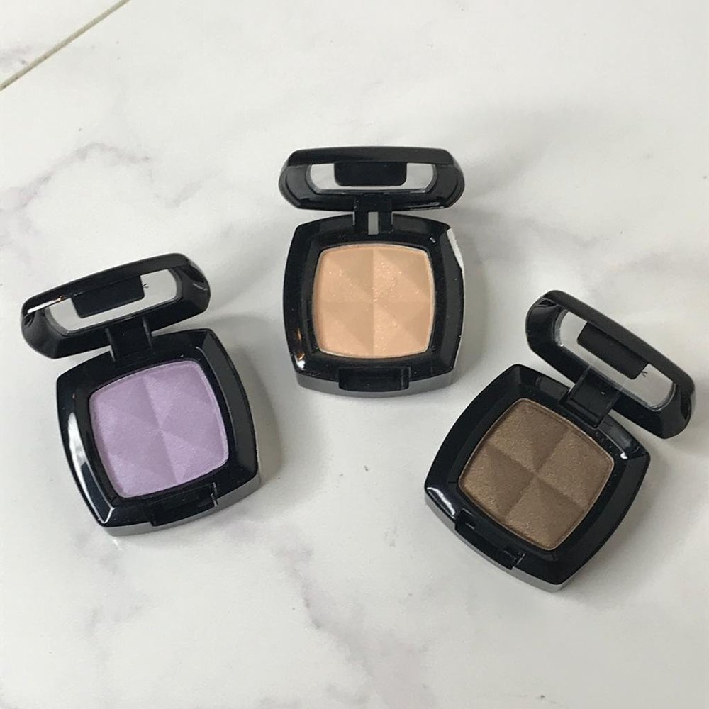 Lot 3 NYX Single Eyeshadows Brown Purple Nude